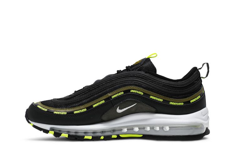Undefeated x Nike Air Max 97 Black Volt - Nike Sneaker, Detailansicht 5