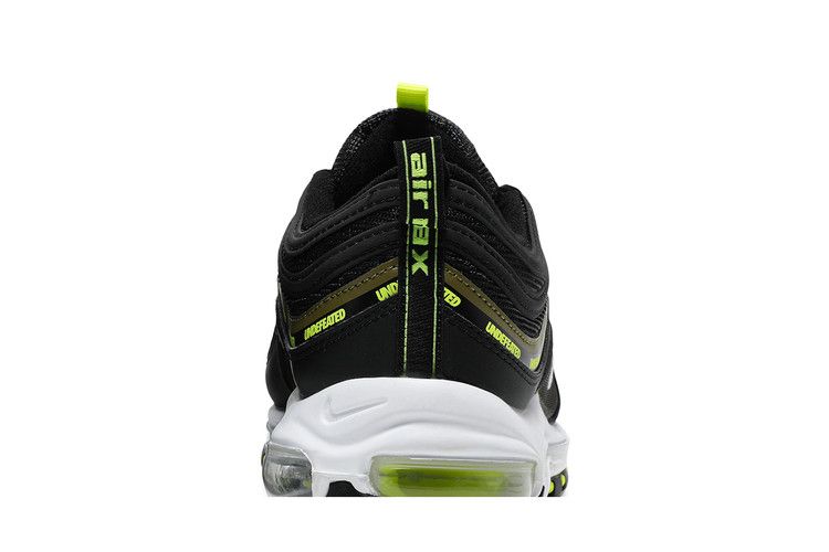 Undefeated x Nike Air Max 97 Black Volt - Nike Sneaker, Detailansicht 9