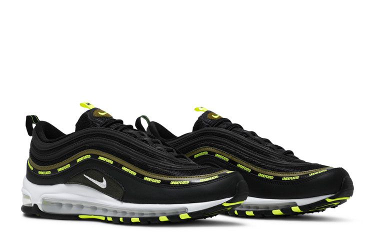 Undefeated x Nike Air Max 97 Black Volt - Nike Sneaker, Detailansicht 10