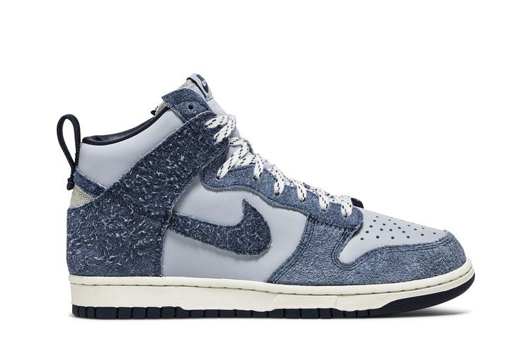 Notre x Nike Dunk High Midnight Navy - Nike Sneaker, Detailansicht 3