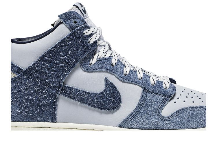Notre x Nike Dunk High Midnight Navy - Nike Sneaker, Detailansicht 4