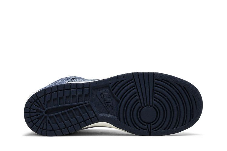 Notre x Nike Dunk High Midnight Navy - Nike Sneaker, Detailansicht 6