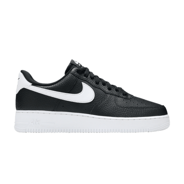 Nike Air Force 1 Low '07 Cuero granulado negro y blanco