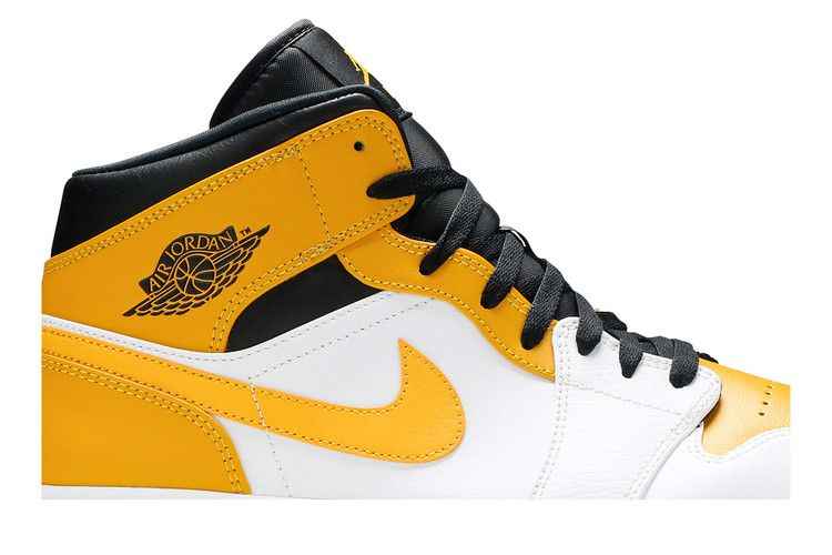 Air Jordan 1 Mid University Gold - Air Jordan Sneaker, Detailansicht 3