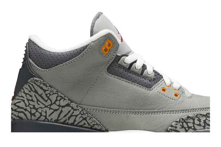 Air Jordan 3 Retro GS Cool Grey 2021 - Air Jordan Sneaker, Detailansicht 4