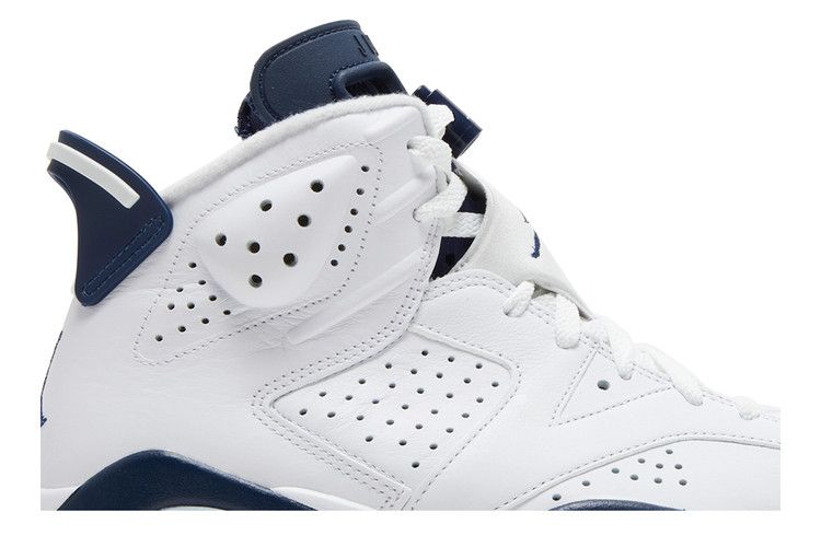 Air Jordan 6 Retro Midnight Navy 2022 - Air Jordan Sneaker, Detailansicht 4