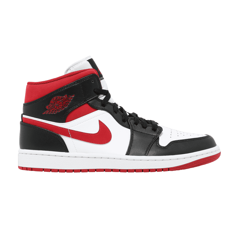 Air Jordan 1 Mid Gym Red Czarno-Biały