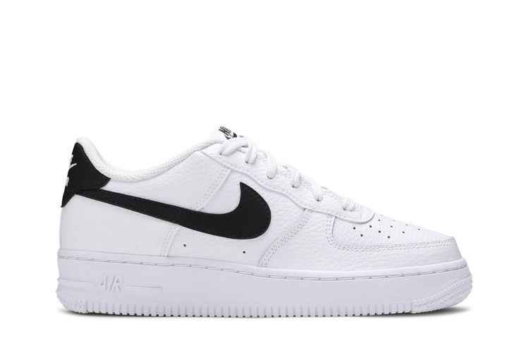 Nike Air Force 1 Low White Black (GS) - Nike Sneaker, Detailansicht 2