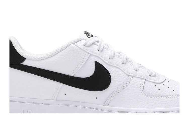 Nike Air Force 1 Low White Black (GS) - Nike Sneaker, Detailansicht 3