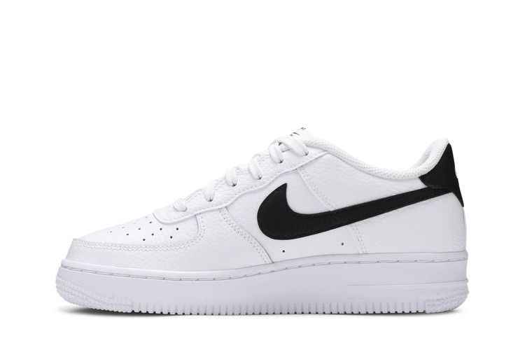 Nike Air Force 1 Low White Black (GS) - Nike Sneaker, Detailansicht 4