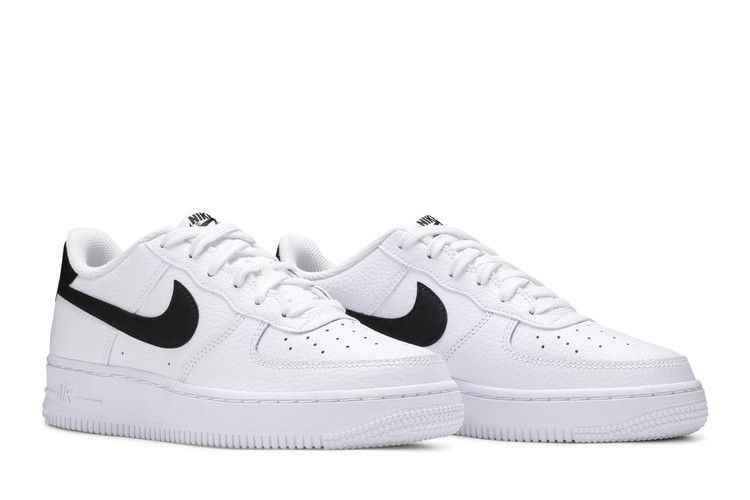 Nike Air Force 1 Low White Black (GS) - Nike Sneaker, Detailansicht 9