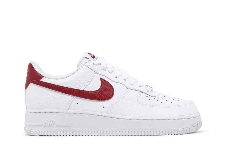 Nike Air Force 1 Low White Team Red - Nike Sneaker, Detailansicht 2