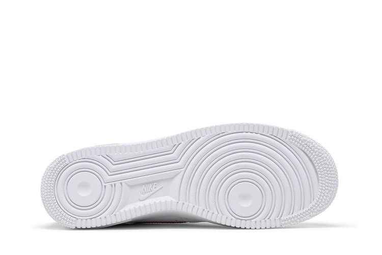 Nike Air Force 1 Low White Team Red - Nike Sneaker, Detailansicht 5