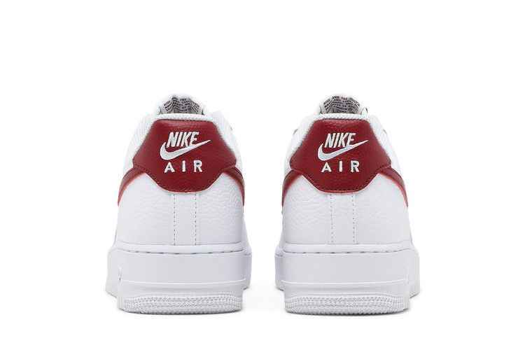 Nike Air Force 1 Low White Team Red - Nike Sneaker, Detailansicht 7