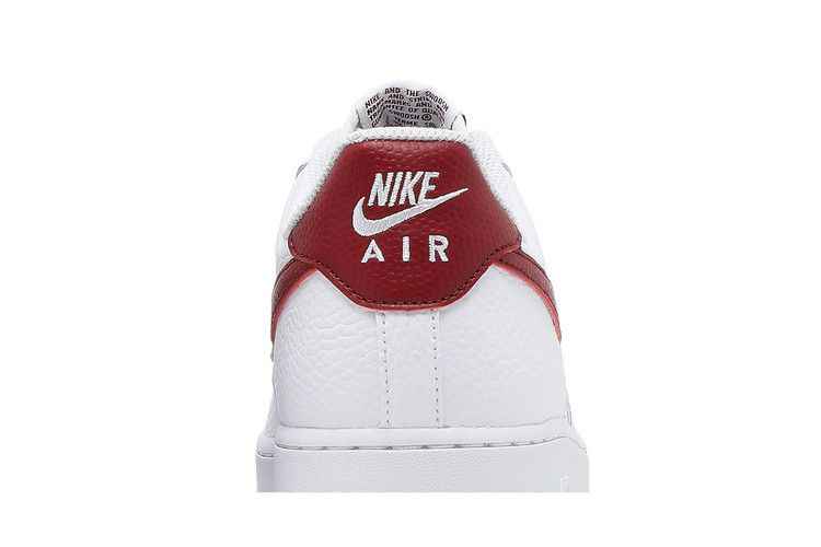 Nike Air Force 1 Low White Team Red - Nike Sneaker, Detailansicht 8