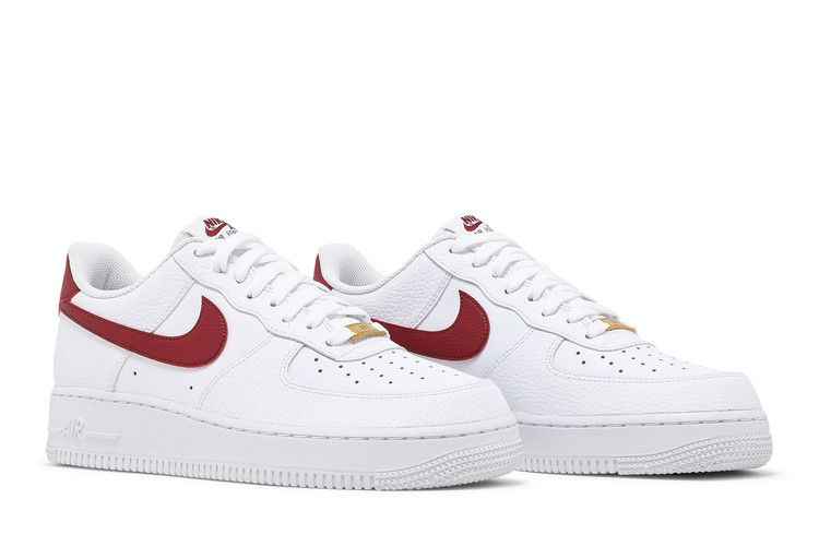 Nike Air Force 1 Low White Team Red - Nike Sneaker, Detailansicht 9