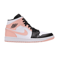 Air Jordan 1 Mid Arctic Orange Black Toe - Air Jordan Sneaker