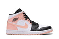 Air Jordan 1 Mid Arctic Orange Black Toe - Air Jordan Sneaker, Detailansicht 2