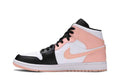 Air Jordan 1 Mid Arctic Orange Black Toe - Air Jordan Sneaker, Detailansicht 4