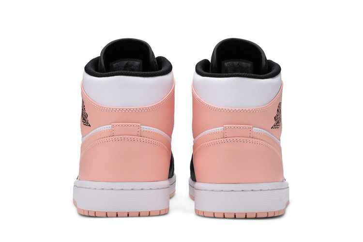 Air Jordan 1 Mid Arctic Orange Black Toe - Air Jordan Sneaker, Detailansicht 7