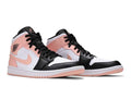 Air Jordan 1 Mid Arctic Orange Black Toe - Air Jordan Sneaker, Detailansicht 9