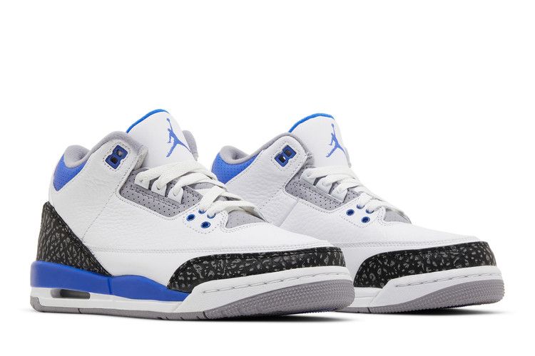 Air Jordan 3 Retro GS Racer Blue - Air Jordan Sneaker, Detailansicht 10