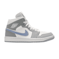 Air Jordan 1 Mid Wolf Grey Aluminum - Air Jordan Sneaker
