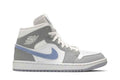 Air Jordan 1 Mid Wolf Grey Aluminum - Air Jordan Sneaker, Detailansicht 2