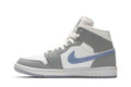 Air Jordan 1 Mid Wolf Grey Aluminum - Air Jordan Sneaker, Detailansicht 4
