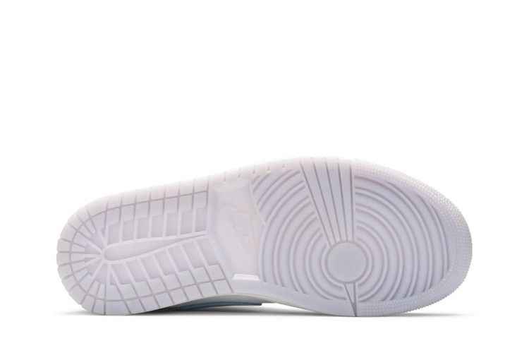 Air Jordan 1 Mid Wolf Grey Aluminum - Air Jordan Sneaker, Detailansicht 5