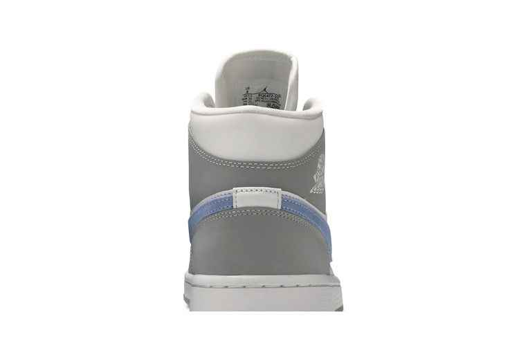 Air Jordan 1 Mid Wolf Grey Aluminum - Air Jordan Sneaker, Detailansicht 8