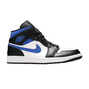 Air Jordan 1 Mid White Black Royal