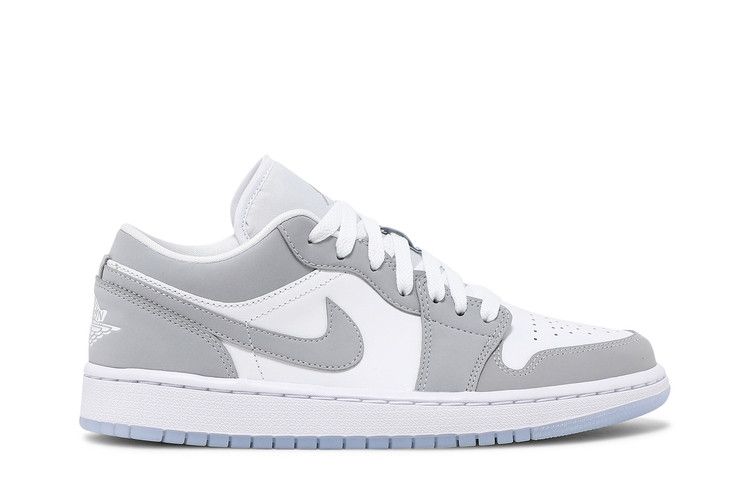 Wmns Air Jordan 1 Low White Wolf Grey