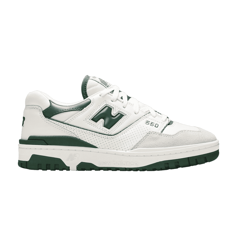 New Balance 550 White Green - New Balance Sneaker
