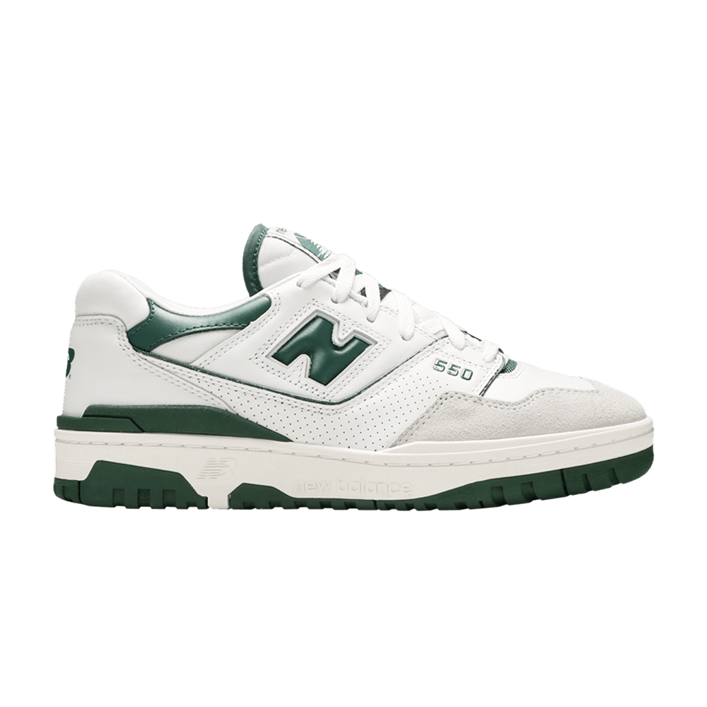 New Balance 550 White Green - New Balance Sneaker, Detailansicht 2