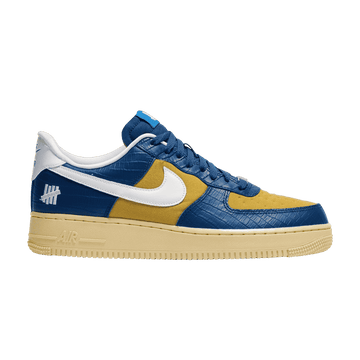 Nike Air Force 1 Low SP Undefeated 5 On It Blue Yellow Croc - Nike Sneaker