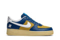 Nike Air Force 1 Low SP Undefeated 5 On It Blue Yellow Croc - Nike Sneaker, Detailansicht 2