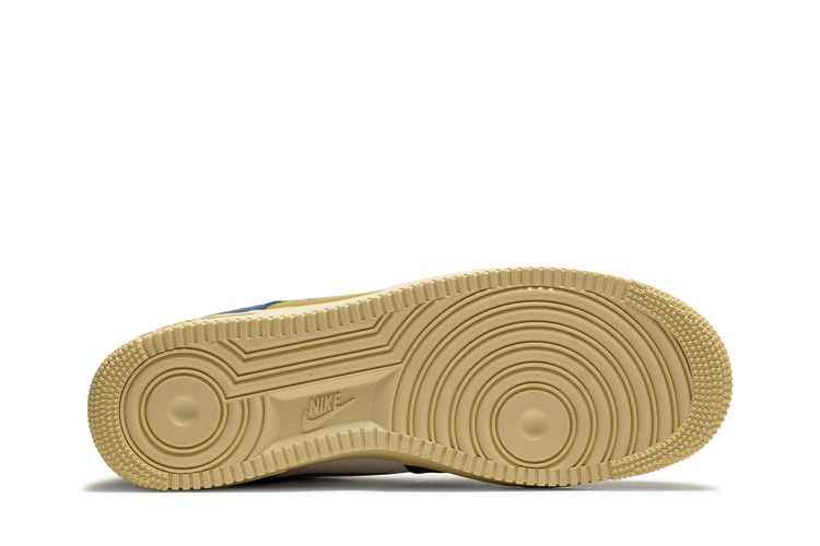 Nike Air Force 1 Low SP Undefeated 5 On It Blue Yellow Croc - Nike Sneaker, Detailansicht 5