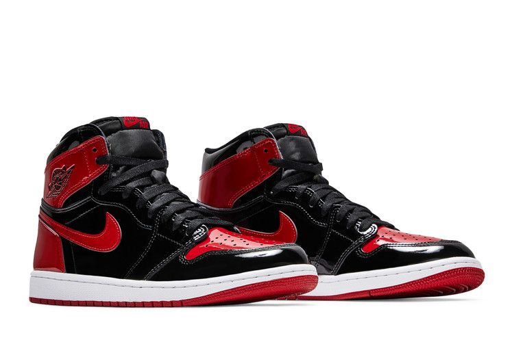 Air Jordan 1 Retro High OG Bred Patent - Air Jordan Sneaker, Detailansicht 9