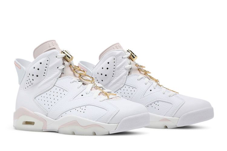Wmns Air Jordan 6 Retro Gold Hoops - Air Jordan Sneaker, Detailansicht 10