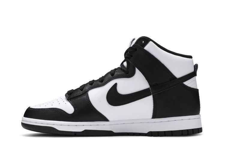 Nike Dunk High Black White - Nike Sneaker, Detailansicht 4