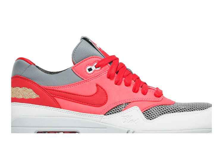 Air Max 1 CLOT Kiss of Death Solar Red - Nike Sneaker, Detailansicht 3