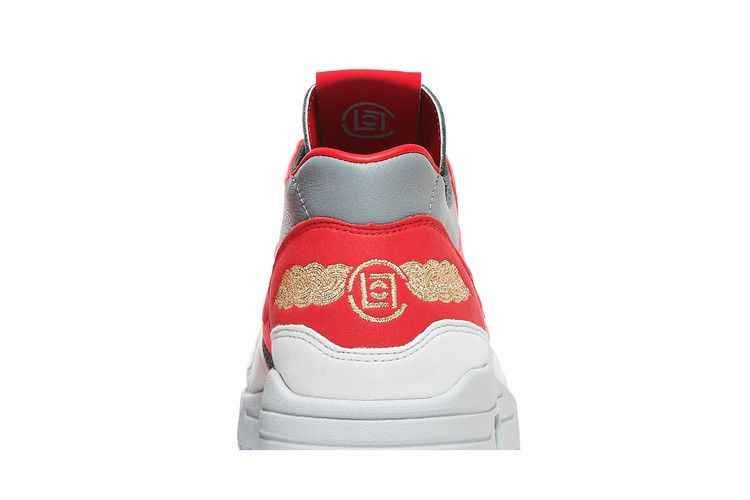 Air Max 1 CLOT Kiss of Death Solar Red - Nike Sneaker, Detailansicht 8