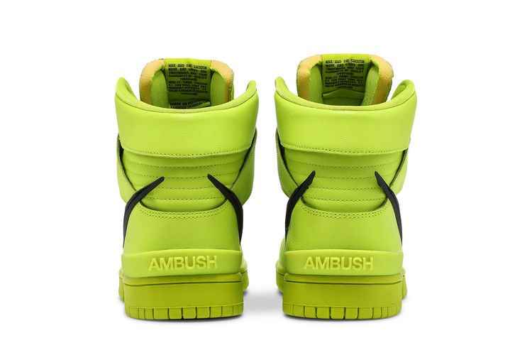 AMBUSH x Nike Dunk High Flash Lime - Nike Sneaker, Detailansicht 8