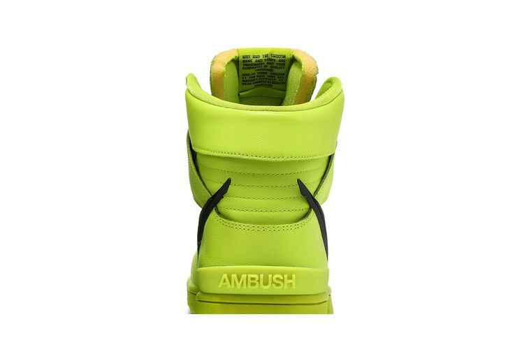 AMBUSH x Nike Dunk High Flash Lime - Nike Sneaker, Detailansicht 9
