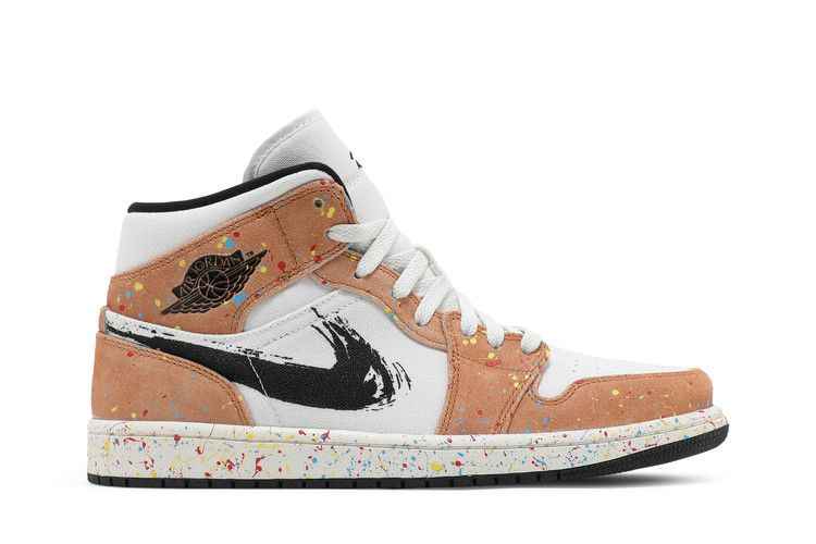 Air Jordan 1 Mid SE Brushstroke