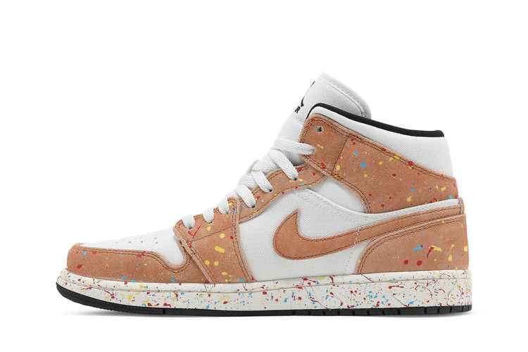 Air Jordan 1 Mid SE Brushstroke - Air Jordan Sneaker, Detailansicht 4