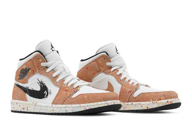 Air Jordan 1 Mid SE Brushstroke - Air Jordan Sneaker, Detailansicht 9