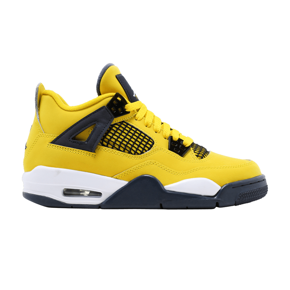 Air Jordan 4 Retro GS Lightning 2021 - Air Jordan Sneaker, Detailansicht 2