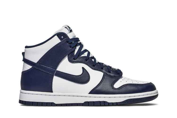 Nike Dunk High Midnight Navy - Nike Sneaker, Detailansicht 3